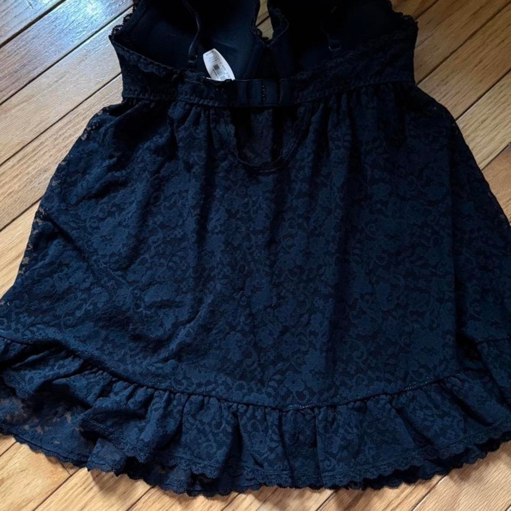 Victoria Secret Black Babydoll lingerie with bow detail! - Picture 4 of 6